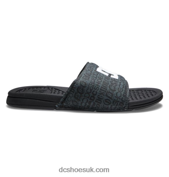 DC Shoes Bolsa - Sandals for Men LDXPV338 Black/White Print