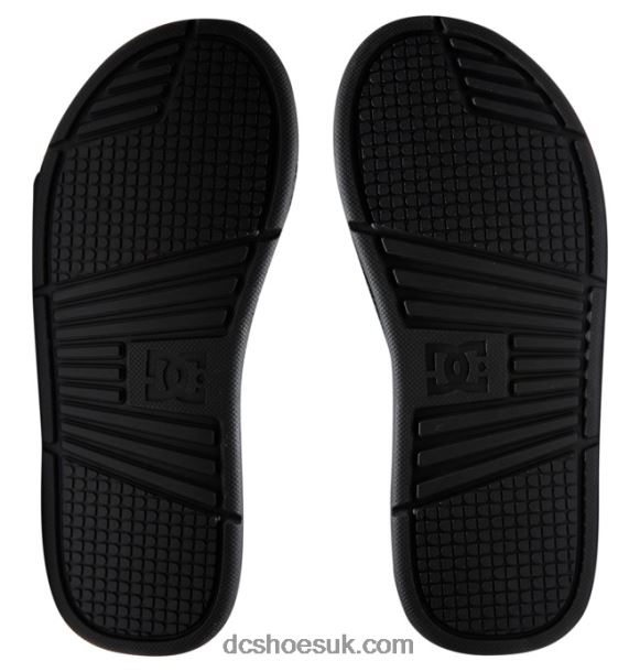 DC Shoes Bolsa - Sandals for Men LDXPV338 Black/White Print